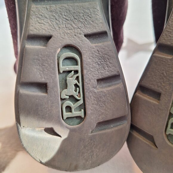 Remonte Dorndorf Ankle Boots Women’s 38 US 7-8‎ Purple Slouch Biker Moto - Picture 7 of 11